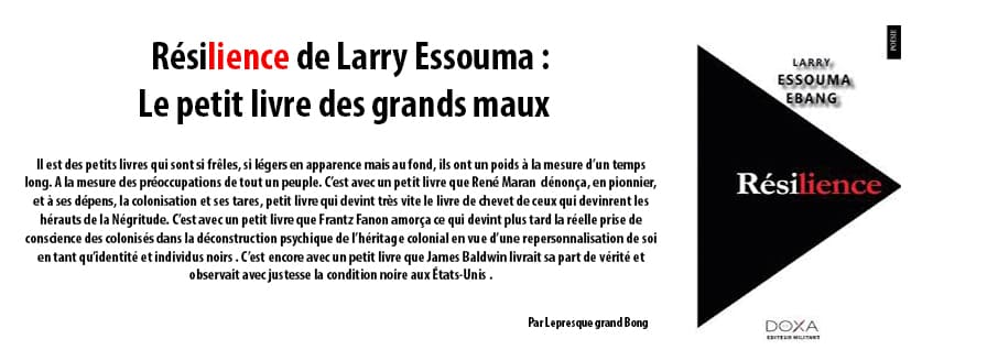 Résilience de Larry Essouma : Le petit livre des grands maux